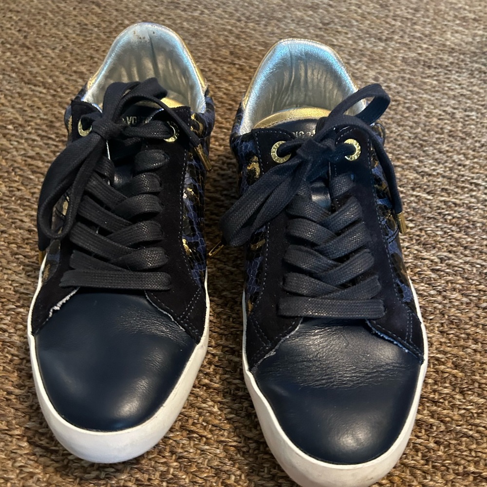 Zadig & Voltaire Gold and Black Sneakers - Picture 4 of 9